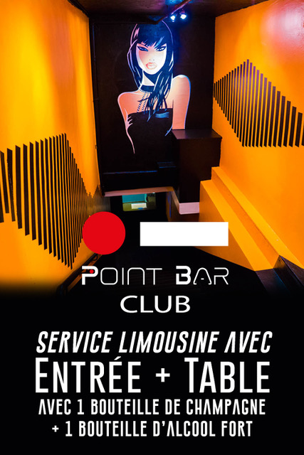 Package Point Bar Club en Limousine - Entrées, table et magnum de Laurent  Perrier brut incluse
